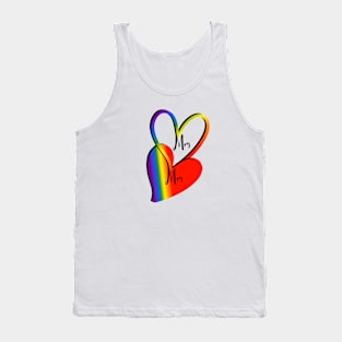 Gay Love, Mrs and Mrs, LGBTQ, Gay Wedding Tank Top